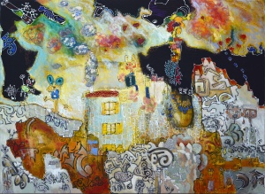 thevillage-virton-outsiderart-humanfigures-hybridsimaginarycreatures-narrativepainting-primitivism-self-taught