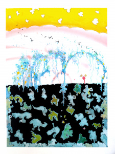 Jeser - encres sur papier - 2022 - stages de peinture - stage encres de chine