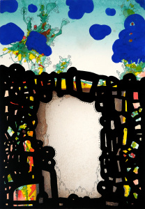 graffiti and ink on paper - 2022