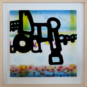 ink artwork framed of Thierry Virton