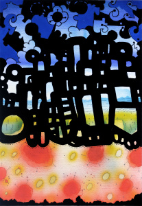 ink artwork of Thierry Virton