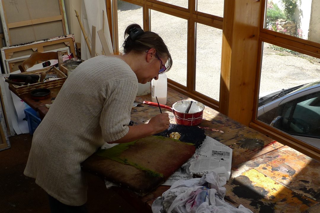 stages de peinture abstraite - stage de formation artistique et technique - stages encre - stage encre de chine - abergement de varey - ain