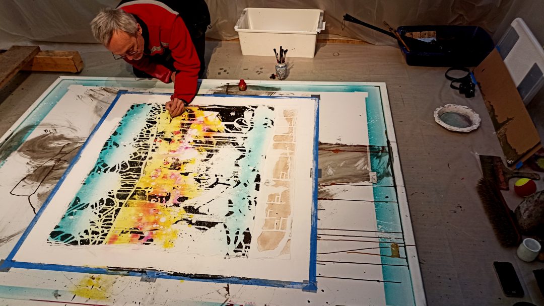 stages de peinture - stages encres - encres - Ain